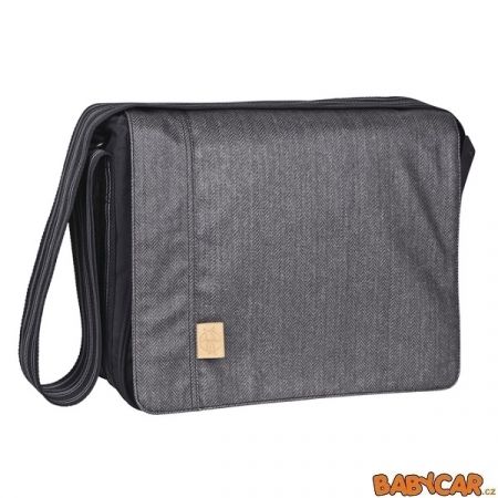 LÄSSIG taška na rukojeť CASUAL MESSENGER BAG Twill Black DOPRODEJ!