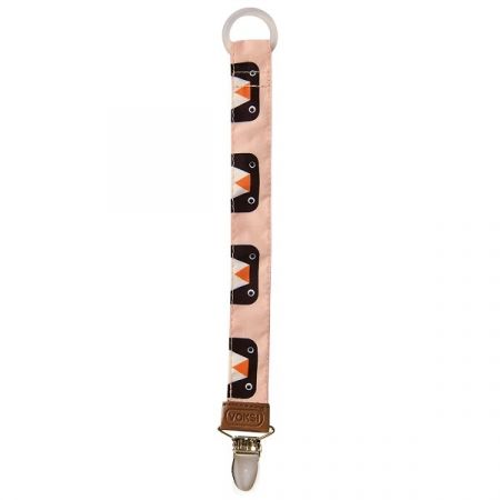 VOKSI držák na dudlík PACIFIER HOLDER Pink DOPRODEJ!