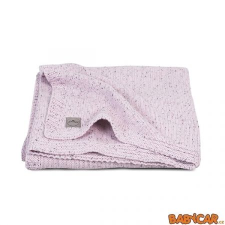 JOLLEIN deka CONFETTI KNIT 75x100cm Vintage Pink