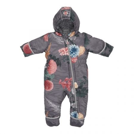 LODGER kombinéza SKIER BOTANIMAL Peony 3-6m