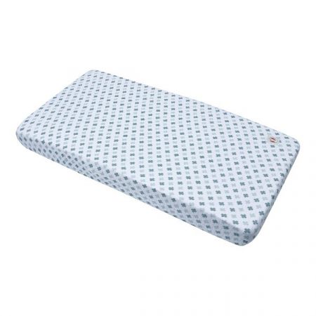 LODGER prostěradlo SLUMBER SCANDINAVIAN PRINT 70x140cm Bali/Iced DOPRODEJ!