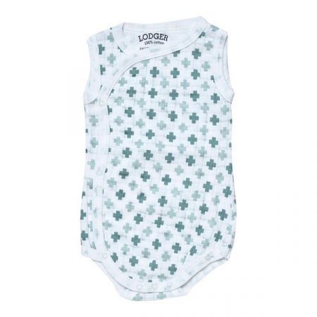 LODGER body ROMPER FOLD OVER SCANDINAVIAN PRINT Bali/Iced vel. 62 DOPRODEJ!