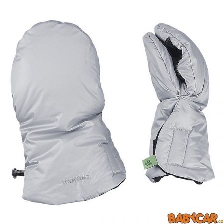 ODENWÄLDER rukavice na kočárek MUFFOLO Light Silver DOPRODEJ!