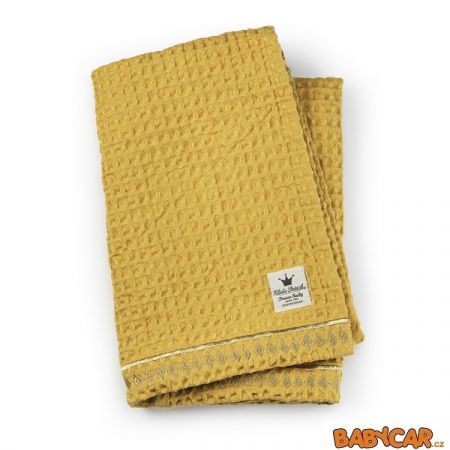 ELODIE DETAILS waflová deka ORGANIC WAFFLE BLANKET Sweet Honey DOPRODEJ!