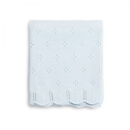 FUNNABABY Fiore Pletená deka Blue