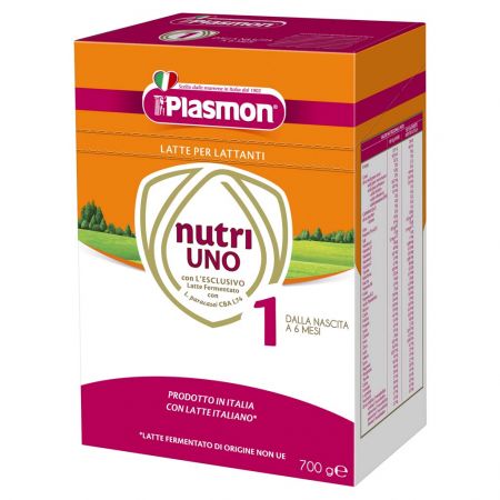 PLASMON PLASMON Nutri-uno 1 počáteční mléko 2x350 g, 0m+