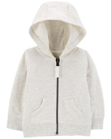 CARTERS CARTER'S Mikina s kapucí Grey chlapec 3m