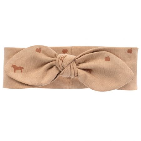 PINOKIO PINOKIO Čelenka Wooden Pony z organické bavlny brown vel. 68