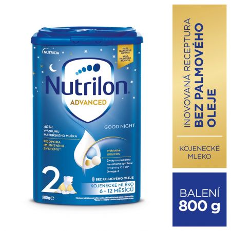 NUTRILON NUTRILON 2 Advanced Good Night pokračovací kojenecké mléko od uk. 6. měsíce 800 g