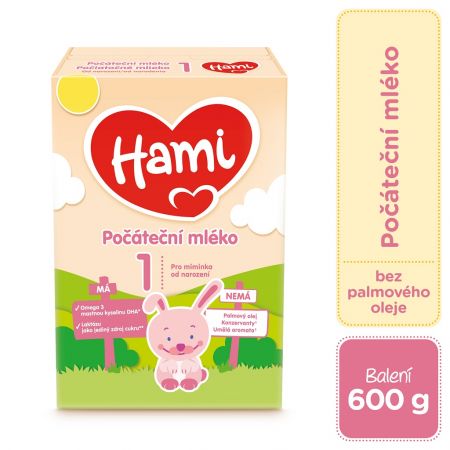 HAMI HAMI 1 Mléko počáteční 600 g