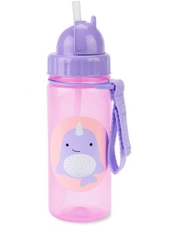 SKIPHOP SKIP HOP Zoo Hrnek s brčkem PP bez PVC a BPA Narval 12m+