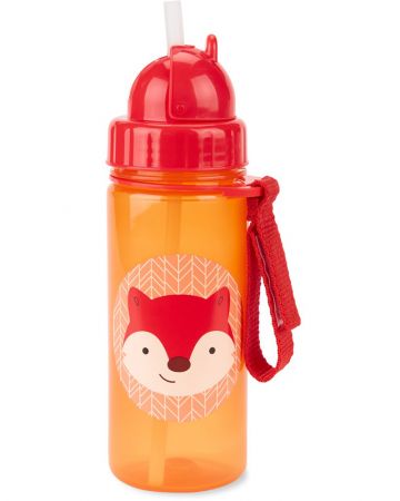 SKIPHOP SKIP HOP Zoo Hrnek s brčkem PP bez PVC a BPA Liška 12m+