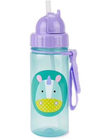 SKIPHOP SKIP HOP Zoo Hrnek s brčkem PP bez PVC a BPA Jednorožec 12m+