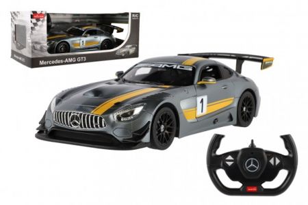 Teddies Auto RC Mercedes AMG GT3 plast 35cm 2,4GHz na dálk. ovládání na baterie v krabici 44x18x23cm