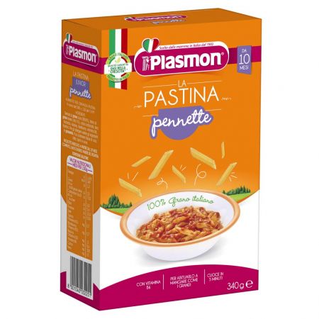 PLASMON PLASMON Těstoviny semolinové Pennette penne 340 g, 10m+