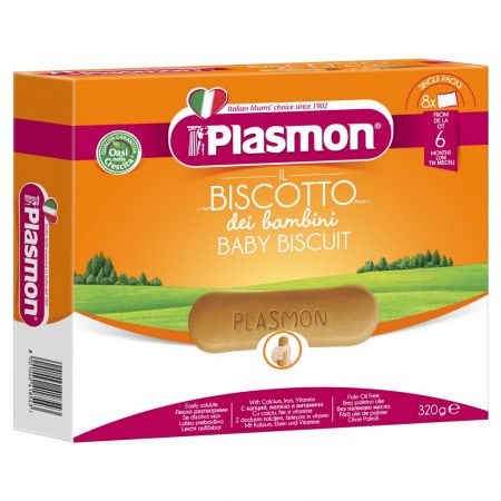 PLASMON PLASMON Sušenky 320 g, 6m+