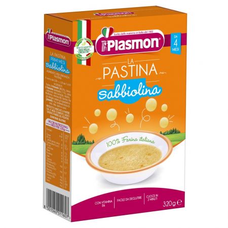 PLASMON PLASMON Moje první těstoviny pšeničné Sabbiolina tarhoňa 320 g, 4m+