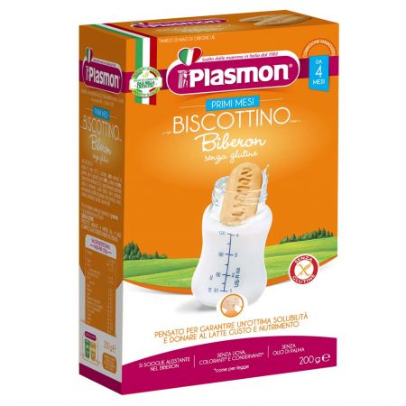 PLASMON PLASMON Moje první sušenky bezlepkové do lahvičky 200 g, 4m+