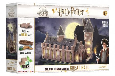 Trefl Stavějte z cihel Harry Potter - Velká síň stavebnice Brick Trick v krabici 40x27x9cm