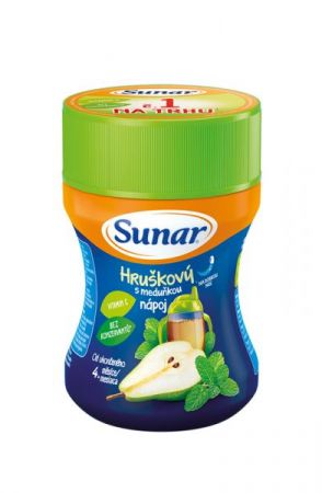 SUNAR SUNAR Nápoj rozpustný na Dobrú noc meduňka, hruška 200 g