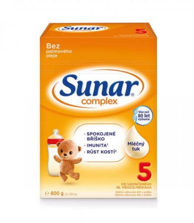 SUNAR SUNAR Complex 5 Mléko kojenecké 600 g