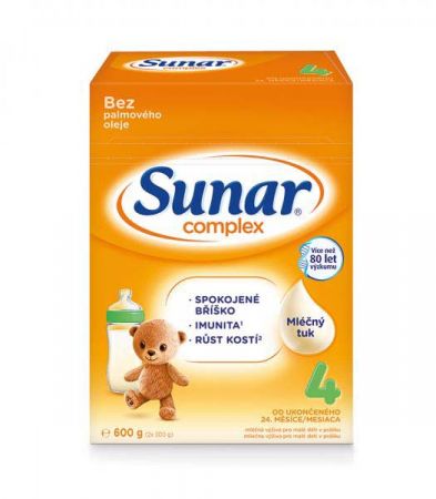 SUNAR SUNAR Complex 4 Mléko kojenecké 600 g