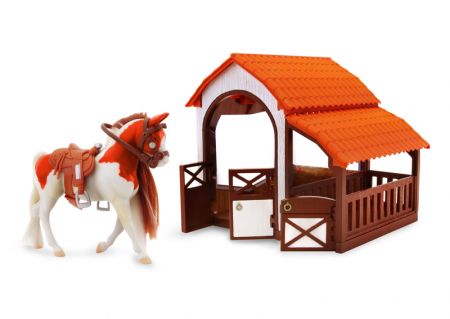 ROYAL BREEDS ROYAL BREEDS Kůň se stájí set 9 cm