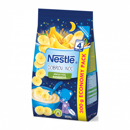NESTLE NESTLÉ Kaše mléčná banánová na dobrou noc 300 g