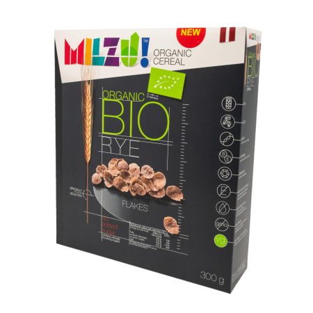 MILZU! MILZU! BIO Cereálie žitné bez cukru 300 g