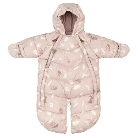 LEOKID LEOKID Baby Overall Pink Forest 3-9 měsíců