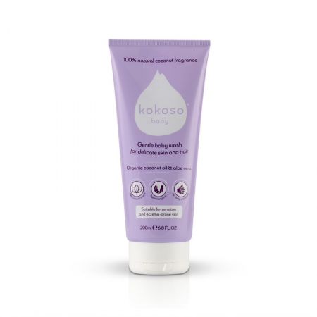 KOKOSO Baby KOKOSO Baby Gel jemný dětský mycí na tělo i vlásky s parfemací 200 ml