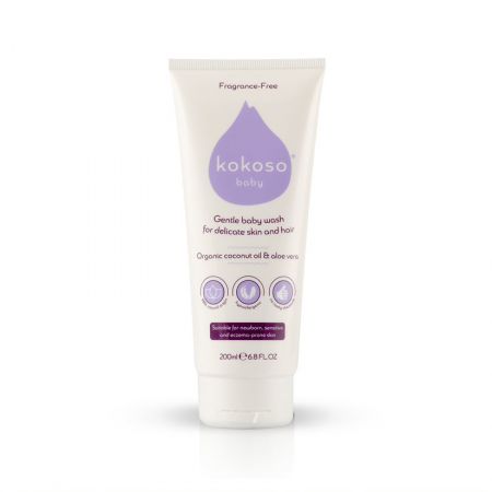 KOKOSO Baby KOKOSO Baby Gel jemný dětský mycí na tělo i vlásky bez parfemace 200 ml