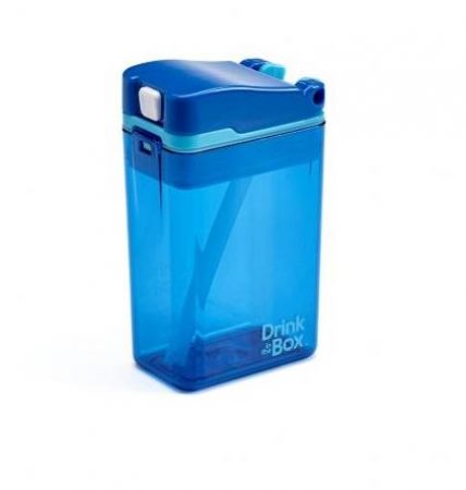 DRINKINTHEBOX DRINK IN THE BOX Krabička nápojová 235 ml, modrá