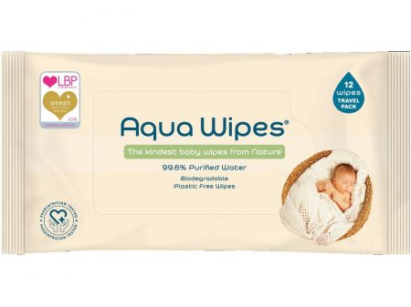 AQUA WIPES AQUA WIPES EKO Ubrousky dětské vlhčené 12 ks