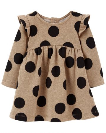 CARTERS CARTER'S Šaty Black Dots dívka 3m