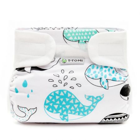 TTOMI T-TOMI Kalhotky abdukční ortopedické - suchý zip, whales (5-9 kg)