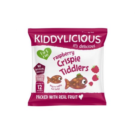 KIDDYLICIO KIDDYLICIOUS Rybičky křupavé malinové