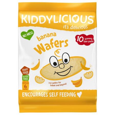 KIDDYLICIO KIDDYLICIOUS Oplatky banánové maxi