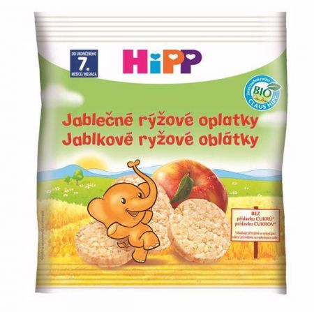 HIPP HiPP BIO jablečné rýžové oplatky pro děti 30g