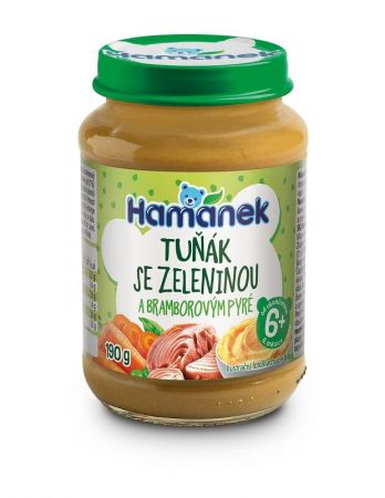 HAMANEK HAMÁNEK Tuňák se zeleninou a brambor 190 g