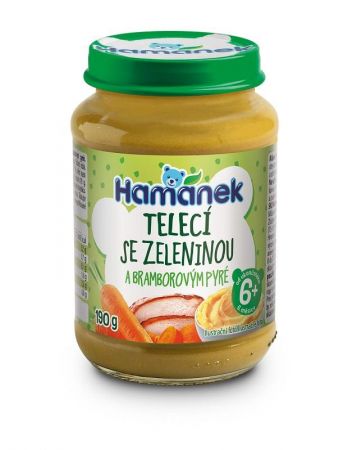 HAMANEK HAMÁNEK Telecí se zeleninou 190 g