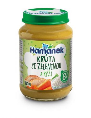 HAMANEK HAMÁNEK Krůta s gratinovanou zeleninou a rýží 190 g