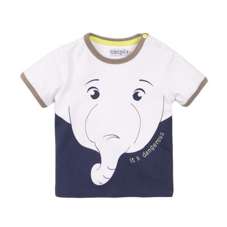 DIRKJE DIRKJE Tričko kr. rukáv 86 White+Navy