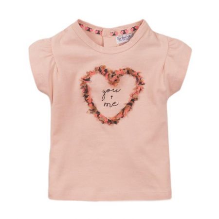 DIRKJE DIRKJE Tričko kr. rukáv 86 Smokey Pink