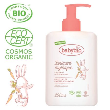 BABYBIO BABYBIO Přebalovací BIO krém pro miminka od narození 200 ml