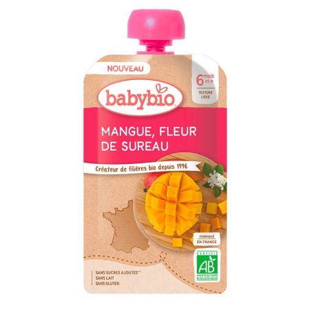 BABYBIO BABYBIO Mango bezový květ 120 g