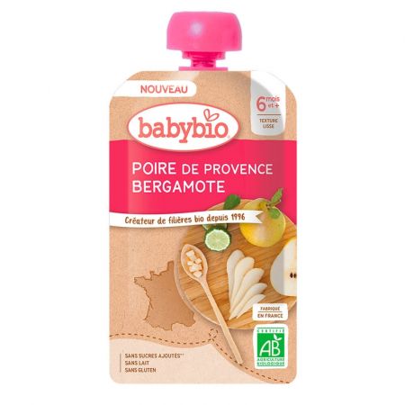 BABYBIO BABYBIO Hruška Bergamot 120 g