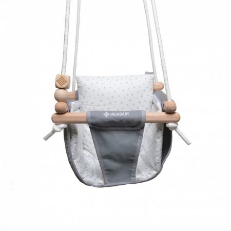 INCABABY INCABABY Houpačka Junior Swing Grey Stars