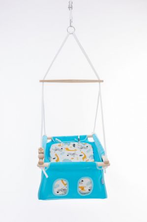 INCABABY INCABABY Houpačka dětská Babyswing 0m + Zoo FW