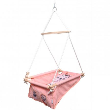 INCABABY INCABABY Houpačka dětská Babyswing 0m + Cats & Cats FW